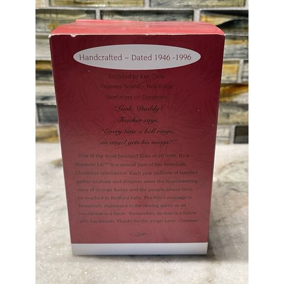 It's a Wonderful Life Christmas Ornament Anniversary Edition 50 Years Hallmark - Picture 4 of 4